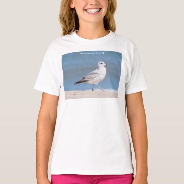 Camiseta Gaivota-de-bico-anelado (Frente)