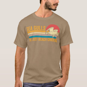 Camiseta Gaivota Engraçada Do Mar De Seagull São Apenas Gal