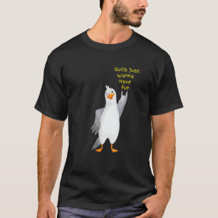 Camiseta Gaivota Para Aves De Festa