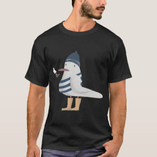 Camiseta gaivota pescadora