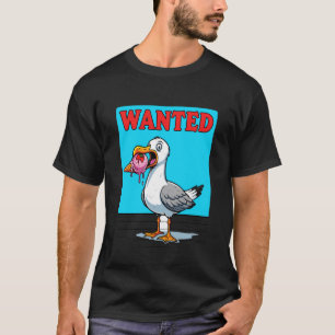 Camiseta Gaivota Procurada com Casquinha de Sorvete