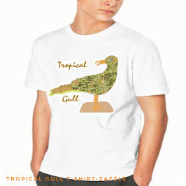 Camiseta Gaivota tropical