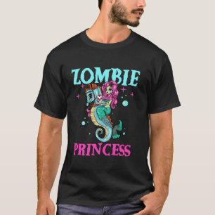 Camiseta Gaivota Zombie Mermaid Halloween