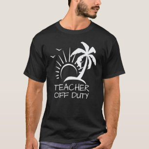 Camiseta Gaivotas da Praia de Areia Professor de Férias Des