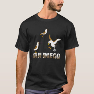 Camiseta Gaivotas poopando em San Diego