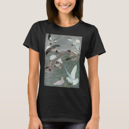 Camiseta Gaivotas Sobre Ondas do Oceano por Louis Agassiz F