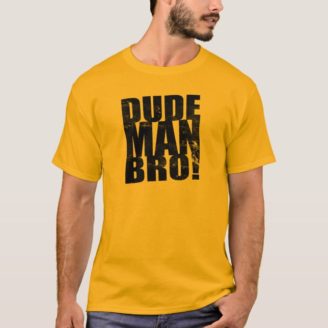 Camiseta Gajo, homem, Bro! (Frente)