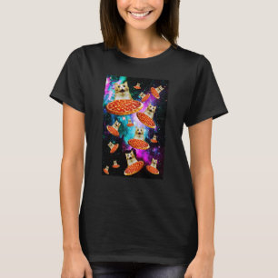Camiseta Gala de Comida Sarcasmo Gatinho Astronauta Gato Pi