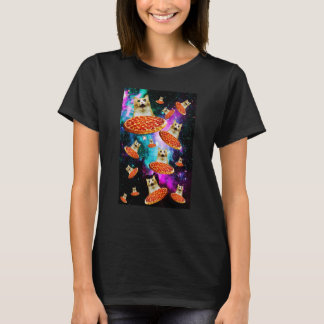 Camiseta Gala de Comida Sarcasmo Gatinho Astronauta Gato Pi