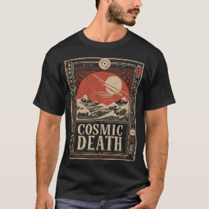Camiseta Galáctico Memento Mori Design de Mortalidade Cósmi