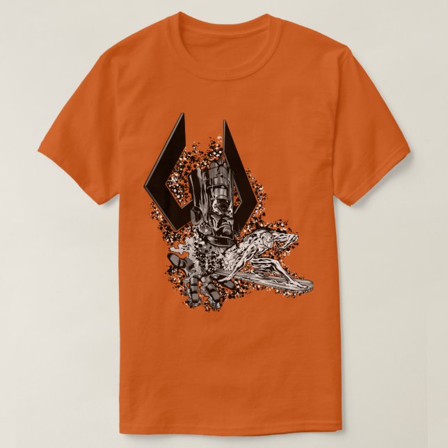 Camiseta Galactus Silver SurferPerfect Gift para Homens e M (Frente do Design)