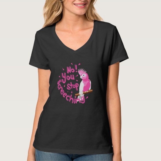 Camiseta Galah Ave Australiana (Frente)