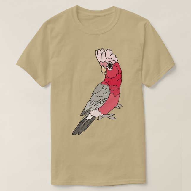 Camiseta Galah Cockatoo (Frente do Design)