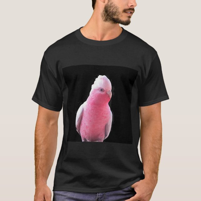 Camiseta Galah cor-de-rosa australiano (Frente)
