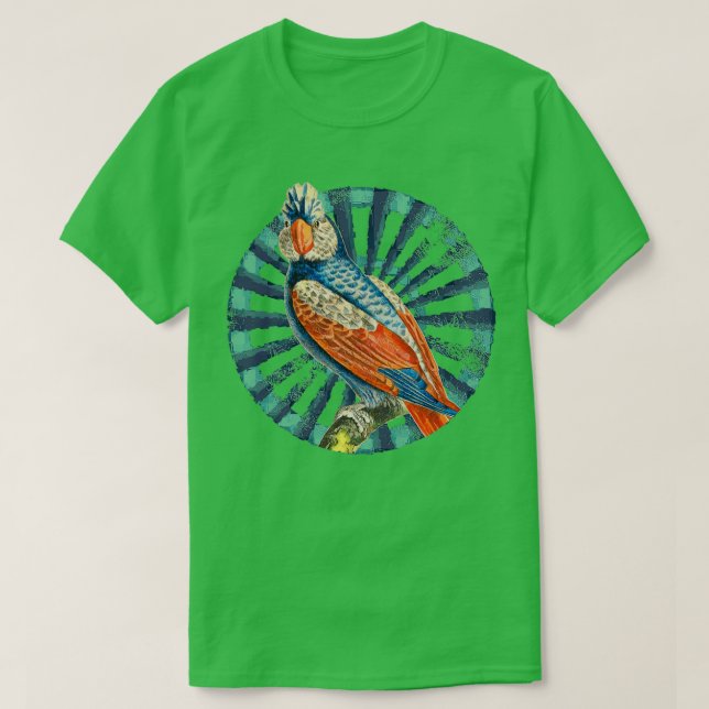 Camiseta Galah Parrot Circle Design (Frente do Design)
