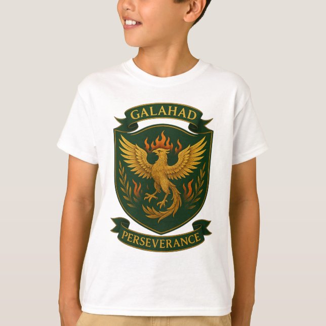 Camiseta Galahad - Crianças (Frente)