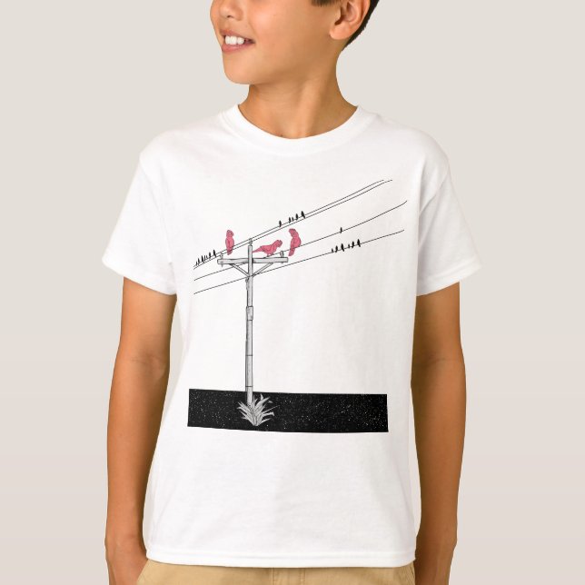 Camiseta Galahs on power pole (Frente)