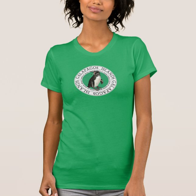 Camiseta Galápagos Ilhas Pinguim (Frente)