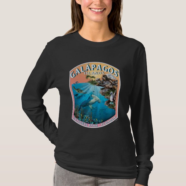 Camiseta Galapagos National Park Ecuador Ocean Reserve Keep (Frente)
