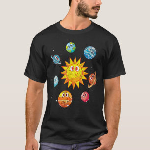 Camiseta Galáxia Astronomia Exterior Ciência Espacial Plane
