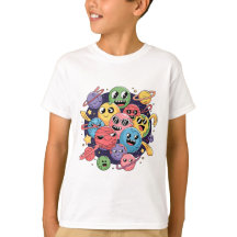 Galáxia Cartoonesa Chaótica com Estrelas Whimsical