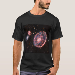 Camiseta Galáxia CartWheel, Telescópio Espacial James Webb