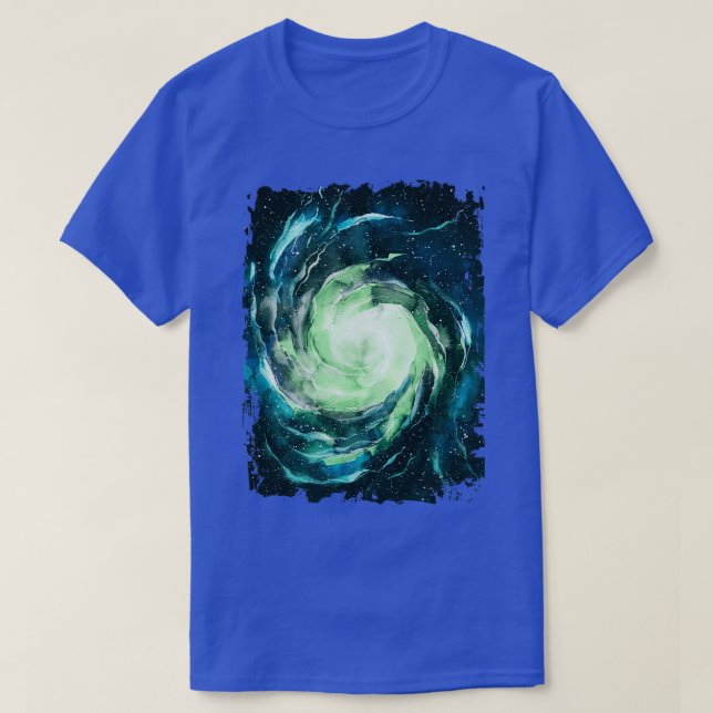 Camiseta Galáxia de Ficção Científica (Frente do Design)