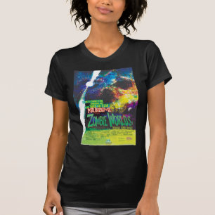 Camiseta Galáxia de Horrores do Dia das Bruxas do Zombie Wo