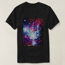 Camiseta Galáxia de S dos HOMENS de CYA '