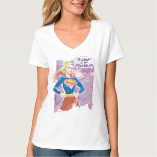 Camiseta Galáxia de Supergirl