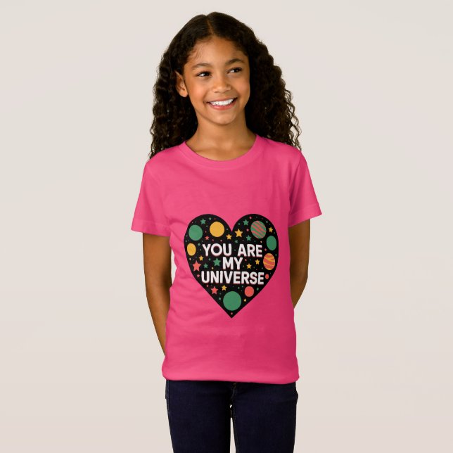 Camiseta Galáxia do Amor (Frente Completa)