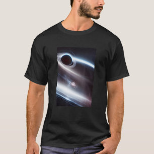 Camiseta Galáxia do Espaço Exterior do Buraco Negro