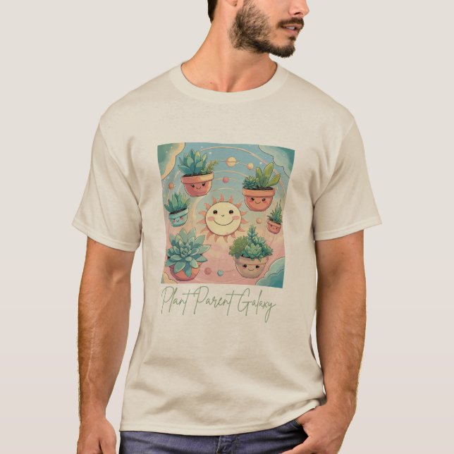 Camiseta Galáxia do Pai da Planta (Frente)