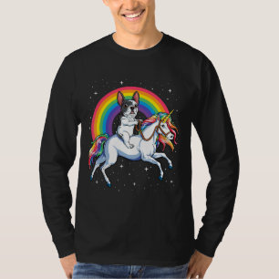 Camiseta Galáxia Espacial das Raparigas do Bulldog Francês