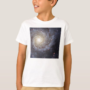 Camiseta Galáxia espiral 74 NGC mais messier 628