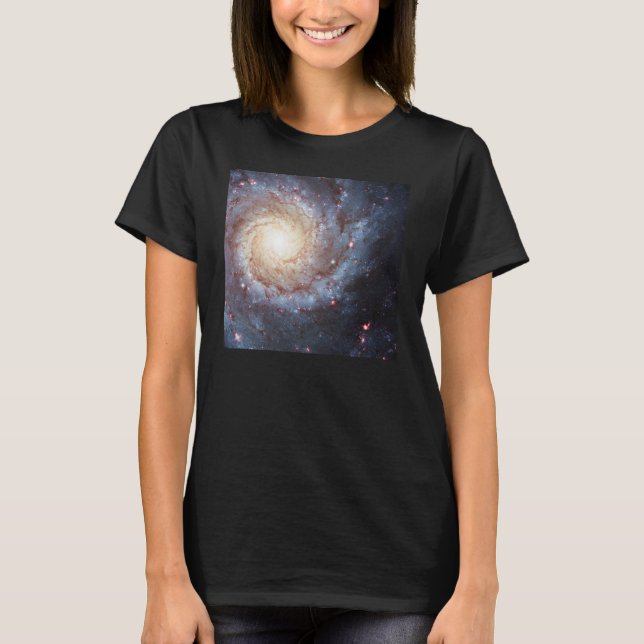 Camiseta Galáxia Espiral Messier 74 (Frente)