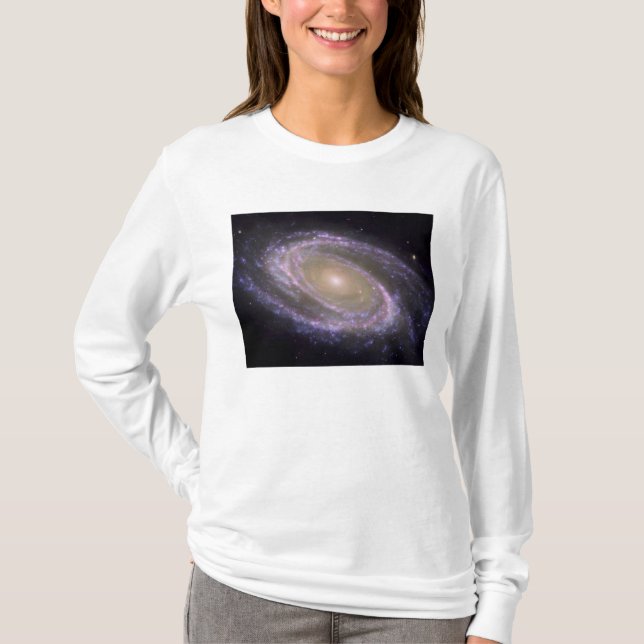 Camiseta Galáxia espiral Messier 81 (Frente)