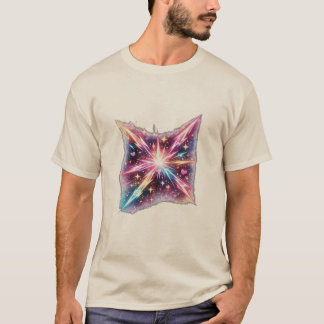 Camiseta Galáxia Estouro do Coração Cósmico Estética Espaci