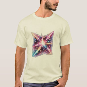 Camiseta Galáxia Estouro do Coração Cósmico Estética Espaci