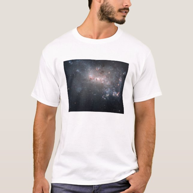 Camiseta Galáxia irregular magelânica NGC 4449 (Frente)