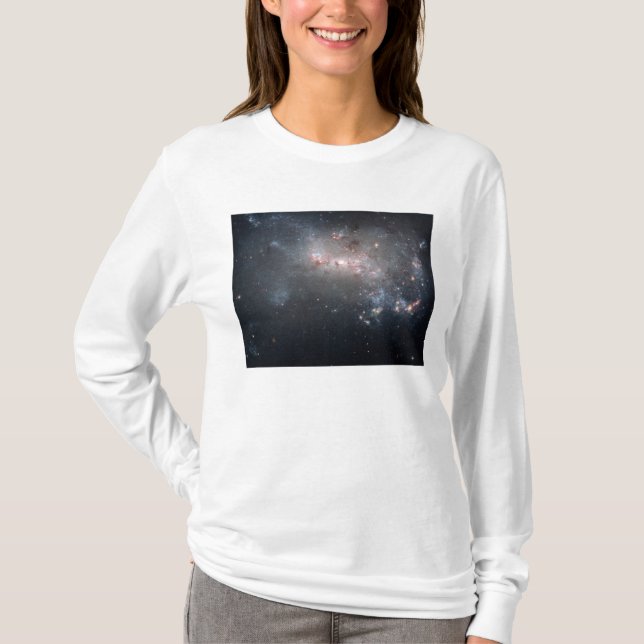 Camiseta Galáxia irregular magelânica NGC 4449 (Frente)