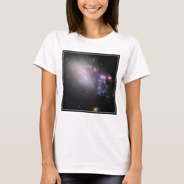 Camiseta Galáxia Irregular Ngc 4485 (Frente)