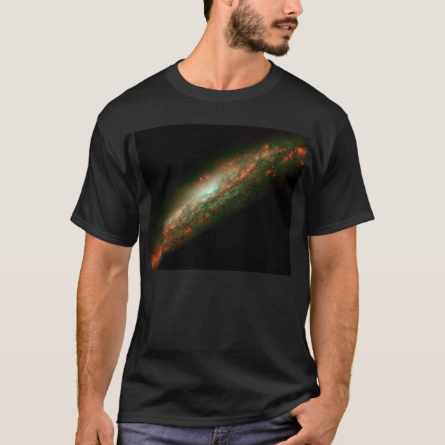 Camiseta Galáxia NGC 3079 (Frente)