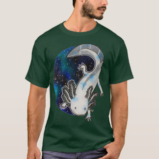 Camiseta Galaxy Axolotl Trabalho de arte