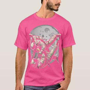 Camiseta Galaxy Bjj Astronaut Voando Armbar Jiu-Jitsu