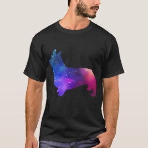 Camiseta Galaxy Corgi Dog Space E Stars Lover Gift