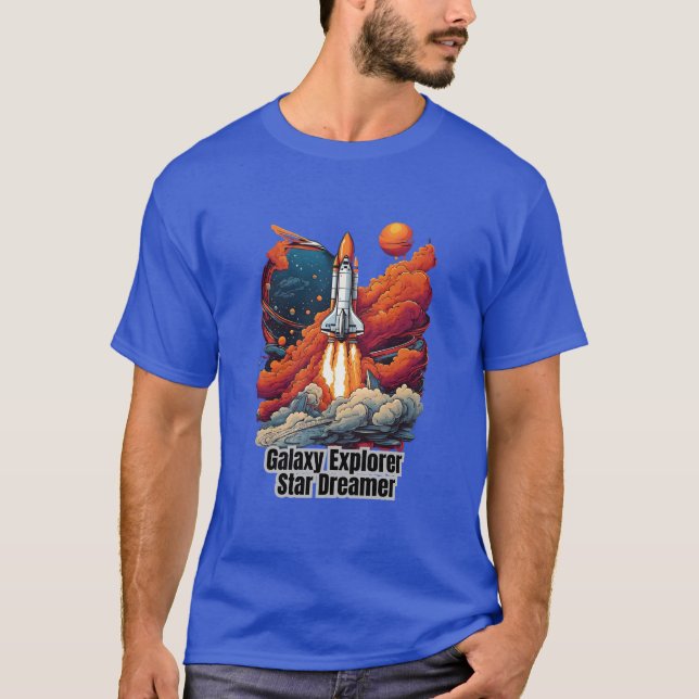 Camiseta Galaxy Explorer, Star Dreamer - T-shirt espacial (Frente)