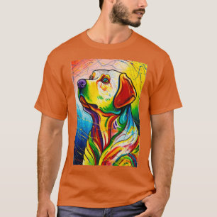 Camiseta Galaxy Gift Watercolor Dog Lover Para Crianças Pai