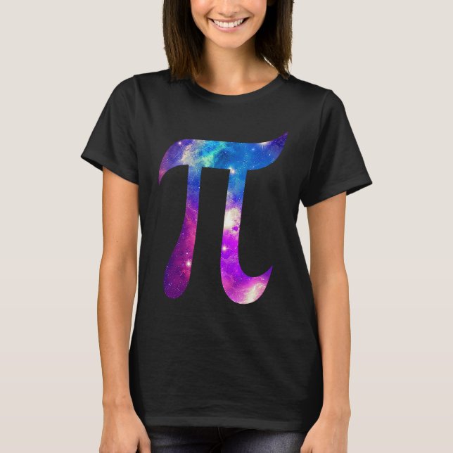 Camiseta Galaxy Pi Symbol Space Math 's (Frente)