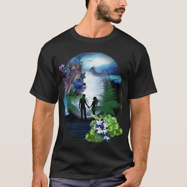Camiseta Galaxy-Portal: O melhor presente do homem (Frente)